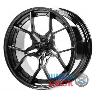 WS FORGED WS-052C 10.5x22 5x112 ET10 DIA66.5 CLSBI - фото