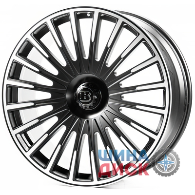 Replica FORGED LR-5C 10x24 5x120 ET38 DIA72.4 SBwMF - фото