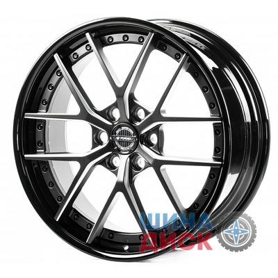 WS FORGED WS6-117C 9x22 6x139.7 ET45 DIA95.1 SBGBL - фото