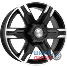 K&K Риальто 8x17 6x139.7 ET38 DIA67.1 Алмаз черн